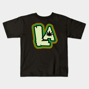 LA Weed, Weed, Los Angeles Kids T-Shirt